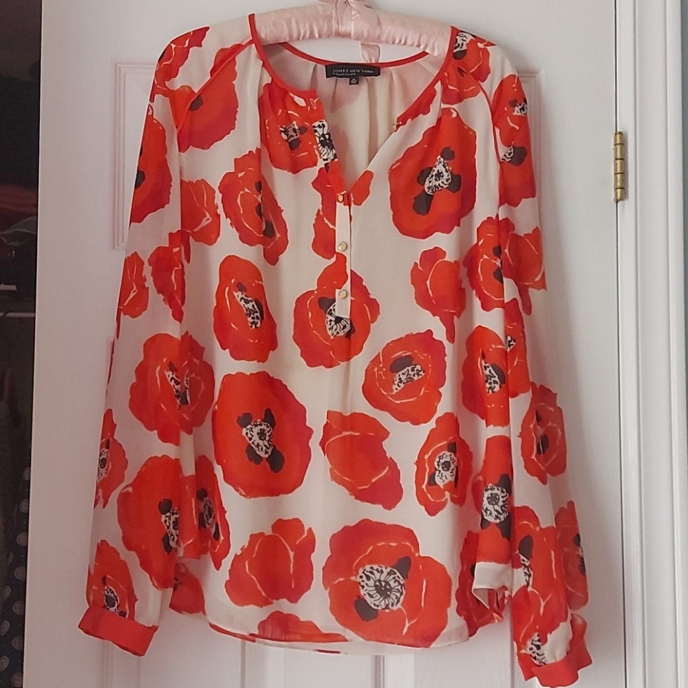 Jones New York tunic blouse